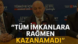 “Tüm imkanlara rağmen kazanamadı”
